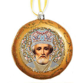 St. Nicholas Icon Ornament 1