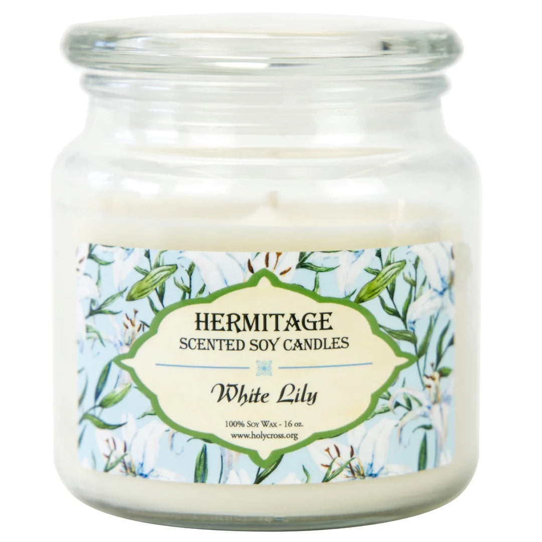 White Lily Scented Candle