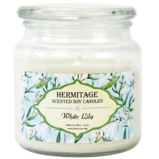 White Lily Scented Candle
